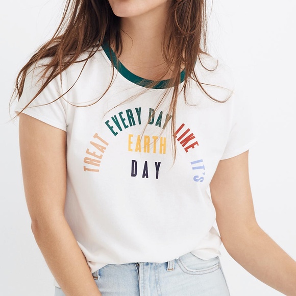 Madewell Tops - Madewell Earth Day T-Shirt Size Small and size large